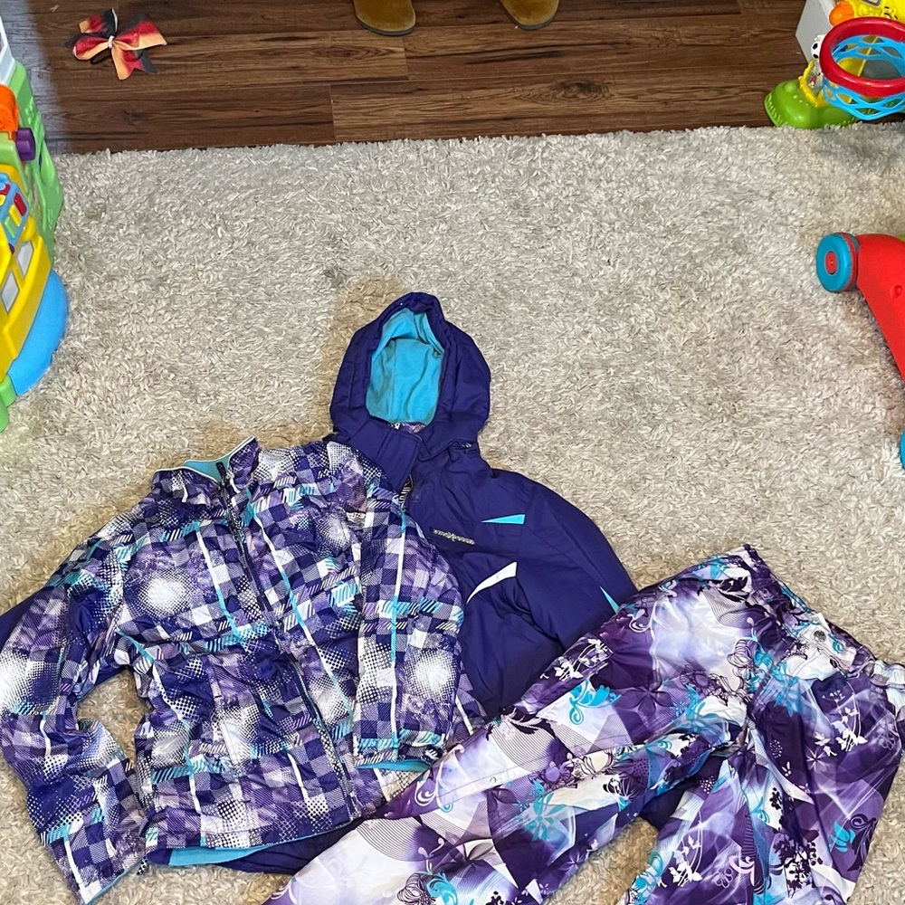 ZeroXposur Purple and Blue Outerwear Set